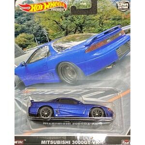 Hot Wheels Premium Mitsubishi 3000GT VR-4 Mountain Drifters 2/5 Blue NIP 2022
